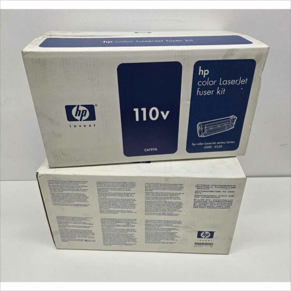New OEM HP Color LaserJet Fuser Kit 110V C4197A for HP LaserJet 4500 / 4550 Series – Sealed OEM Packaging