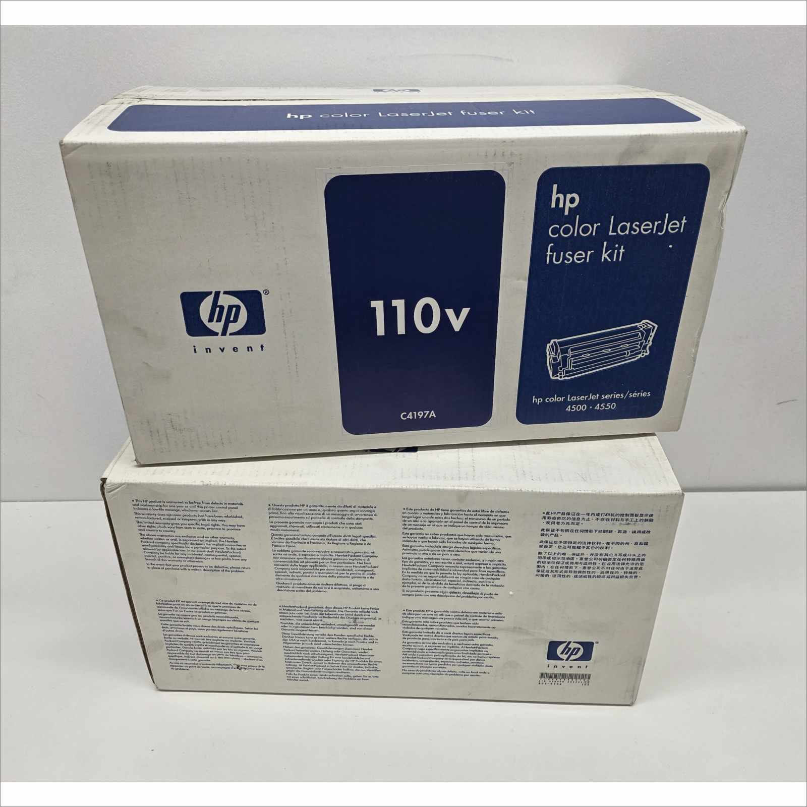 New OEM HP Color LaserJet Fuser Kit 110V C4197A for HP LaserJet 4500 / 4550 Series – Sealed OEM Packaging
