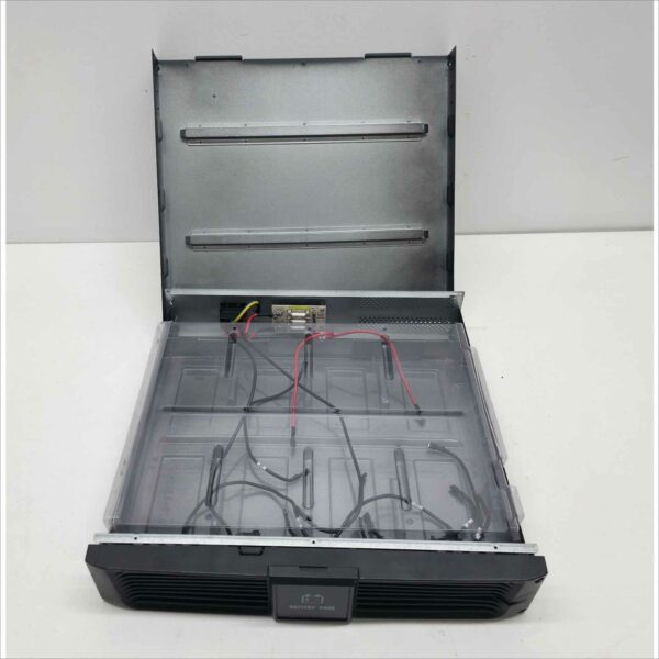 This Orion Power Systems NP2200RTX EBM External Battery Pack is guaranteed to be in good working and physical condition with normal cosmetic wear from prior use. It is designed to extend the runtime of compatible Orion Power Systems UPS units. It was tested with the following notes from our testing technician: Unit inspected and verified to connect properly with compatible Orion UPS models. All internal battery wiring, connectors, and padding are intact and in good condition. Housing and frame free from cracks, dents, or structural damage. ⚠️ Note: Internal batteries have been removed for safety and shipping compliance. Features & Specs: Model: NP2200RTX EBM Manufacturer: Orion Power Systems Type: External Battery Module (EBM) Nominal Voltage: 48V DC Compatibility: Orion Power Systems NP2200RTX and similar UPS units Battery Type: Sealed Lead Acid (removed – replacement required) Connector Type: DC interlink connector Form Factor: Rackmount (2U) Dimensions (W × H × D): 17.2″ × 3.5″ × 19.5″ Weight: 46 lbs (without batteries) Includes: 1x Orion Power Systems NP2200RTX EBM External Battery Pack All internal battery wiring and padding (batteries removed) Does Not Include: Batteries (removed for safety and shipping compliance) UPS main unit or DC interlink cable Rackmount rails or screws Any other accessories not listed or pictured above Shipping Data: Unit dimensions (W × H × D): 17.2″ × 3.5″ × 19.5″ Unit weight: 46 lbs (without batteries) Shipping dimensions (W × H × D): 23.2″ × 9.5″ × 25.5″ Estimated shipping weight: 53 lbs ⚠️ Condition Note: Tested and functional. Includes all battery wiring and padding. Batteries have been removed for shipping and will need replacement by the buyer.