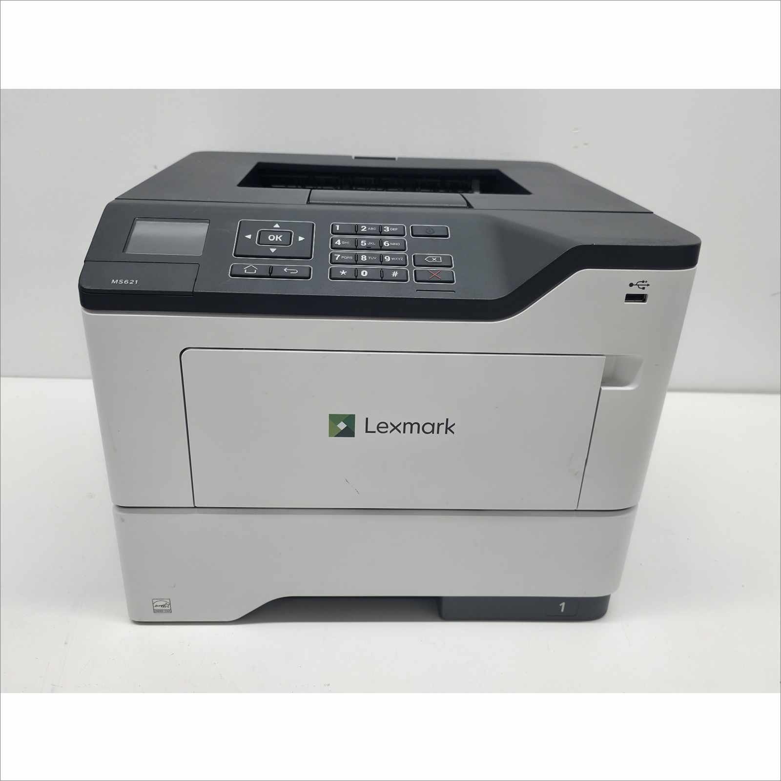 Lexmark MS621dn Monochrome Laser Printer – Page Count 73K – Tested Working