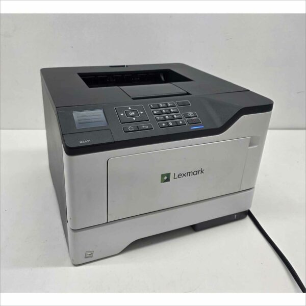 Lexmark MS521dn Monochrome Laser Printer – Page Count 57K – Tested Working