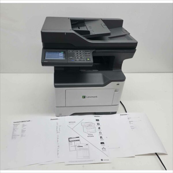 Lexmark MX521ade Monochrome Laser Printer – 151K Pages – Tested Working