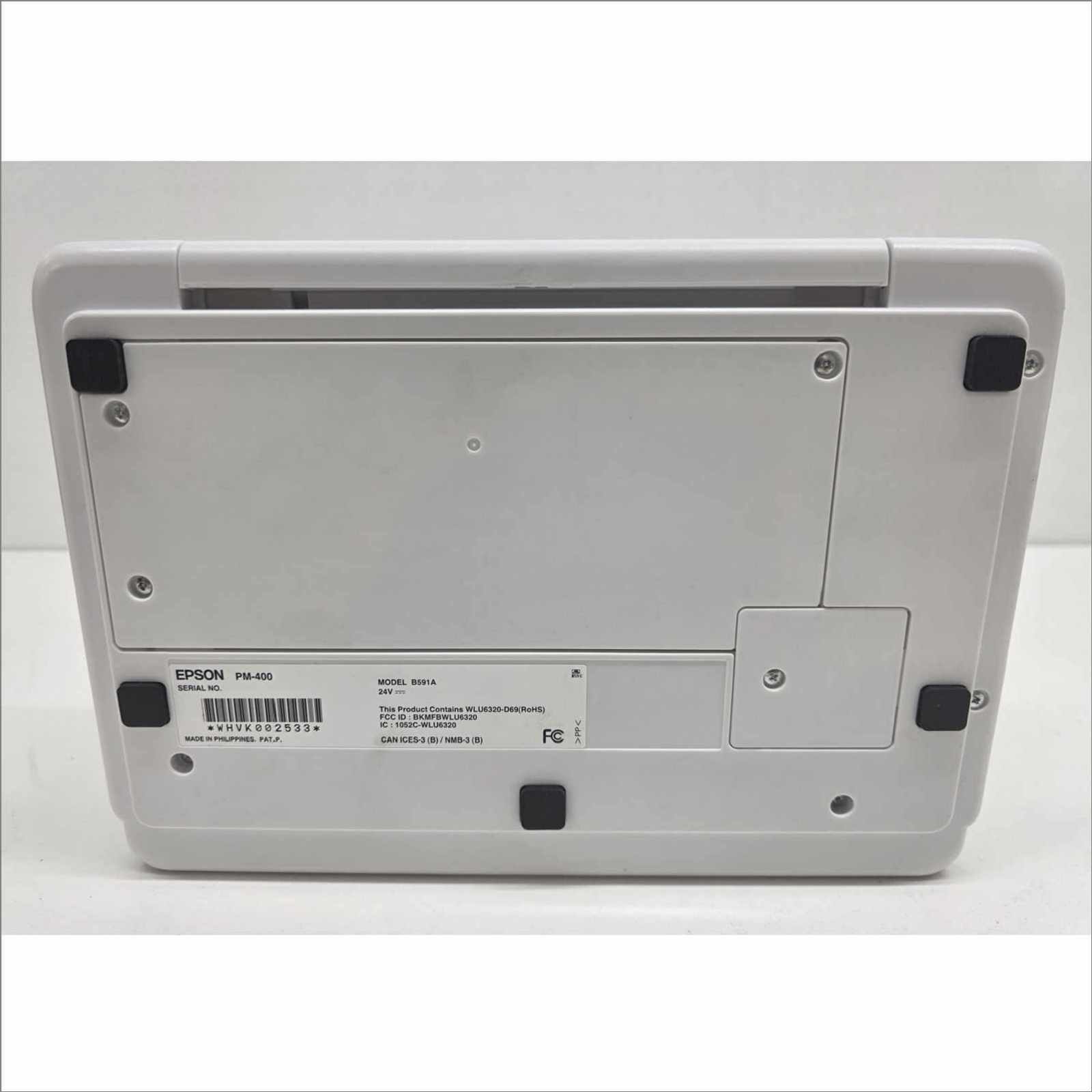 Epson PictureMate PM-400 Personal Photo Lab Inkjet Printer – With 24VDC PSU, USB Cable, OEM Packaging, Manual & Photo Paper