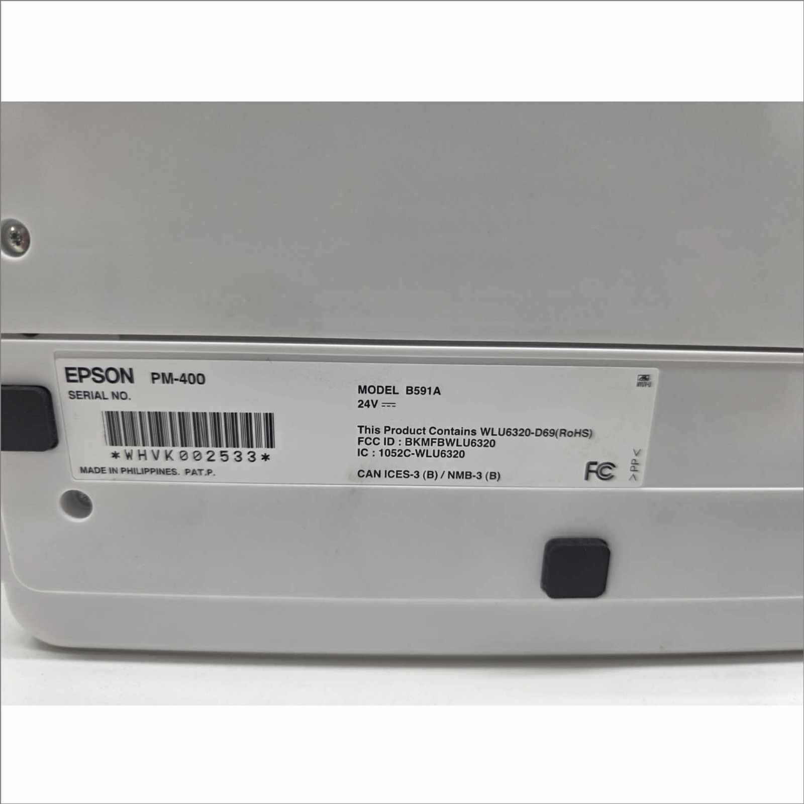 Epson PictureMate PM-400 Personal Photo Lab Inkjet Printer – With 24VDC PSU, USB Cable, OEM Packaging, Manual & Photo Paper