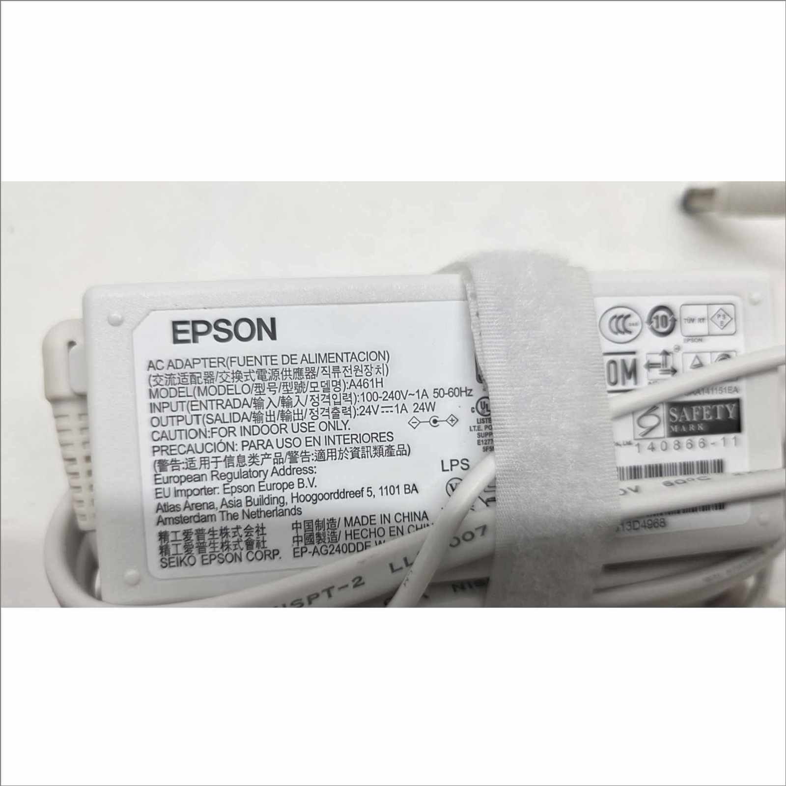 Epson PictureMate PM-400 Personal Photo Lab Inkjet Printer – With 24VDC PSU, USB Cable, OEM Packaging, Manual & Photo Paper