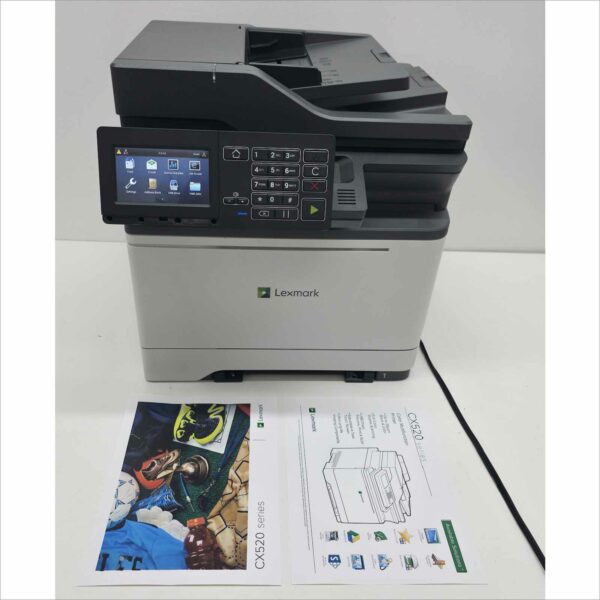 Lexmark CX522ade Color Laser Printer – Page Count 49K – Tested Working