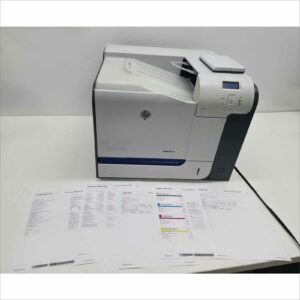HP LaserJet 500 Color M551 Printer – 85K Pages – Color Dots on Prints (Needs Cleaning) – Tested Working