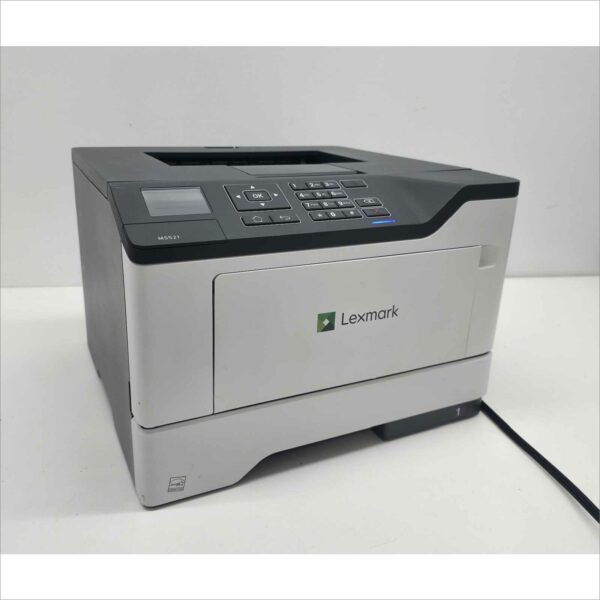 Lexmark MS521dn Monochrome Laser Printer – Page Count 57K – Tested Working