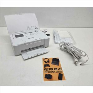 Epson PictureMate PM-400 Personal Photo Lab Inkjet Printer – With 24VDC PSU, USB Cable, OEM Packaging, Manual & Photo Paper