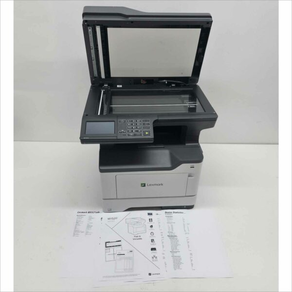 Lexmark MX521ade Monochrome Laser Printer – 151K Pages – Tested Working