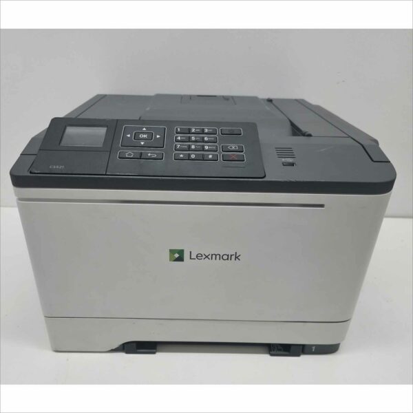 Lexmark CS521dn Color Laser Printer – Page Count 9 – Cracked Tray (Jams / Needs Replacement)