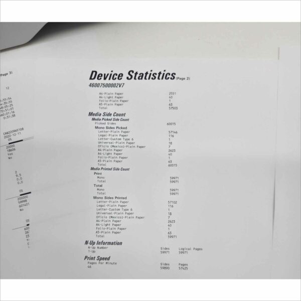 Lexmark MS521dn Monochrome Laser Printer – Page Count 57K – Tested Working