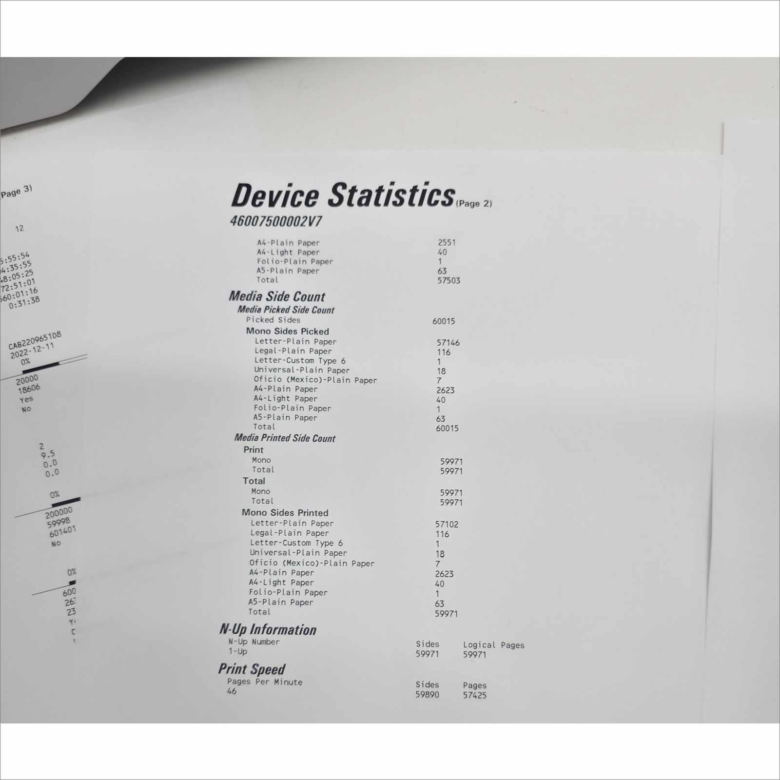 Lexmark MS521dn Monochrome Laser Printer – Page Count 57K – Tested Working