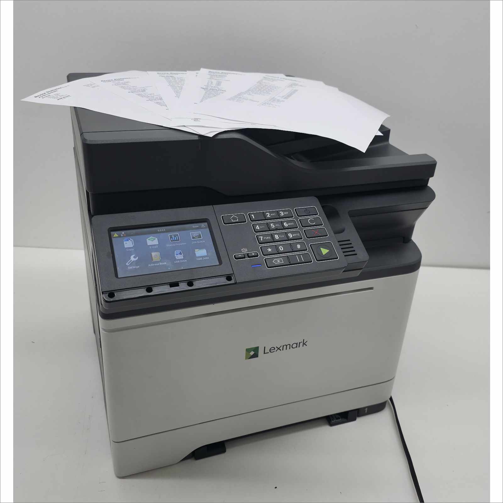 Lexmark CX522ade Color Laser Printer – Page Count 49K – Tested Working