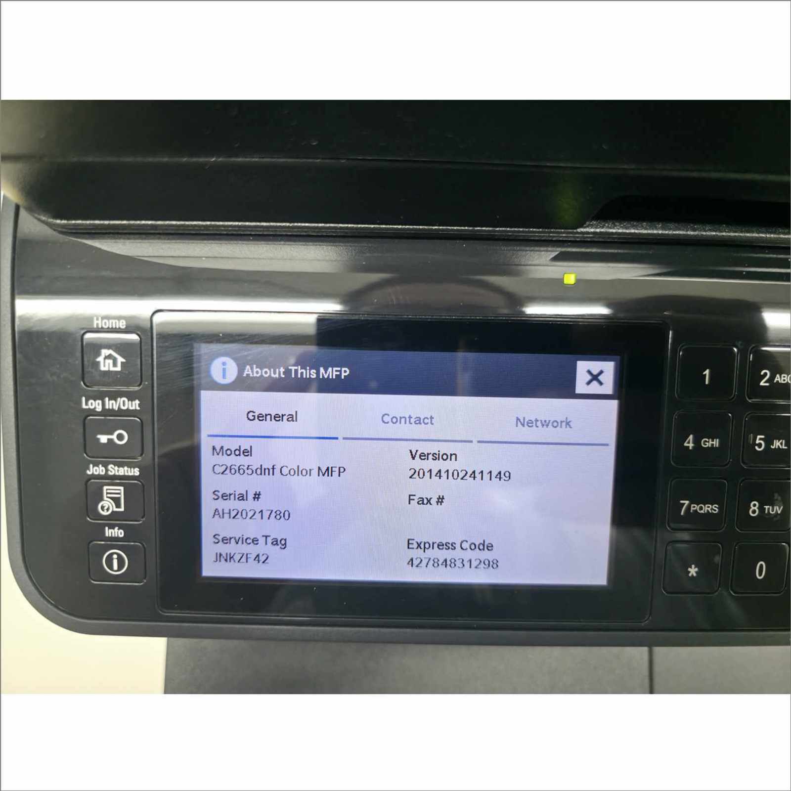 Dell C2665dnf Color Laser Multifunction Printer – 421 Pages – Tested Working