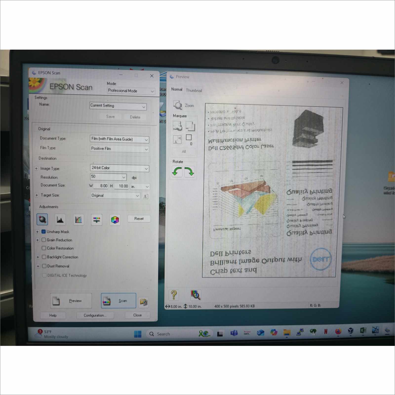 HP Scanjet 4850 Photo Scanner FCLSD-0605 Tested Working USB Flatbed