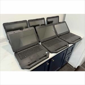 Lot of 6x Dell Latitude 14 Rugged 5414 Laptops – i5-6300U @ 2.4GHz / 8GB RAM / HD Display / 4G LTE / DVD – No HDD, No Caddy, No Battery