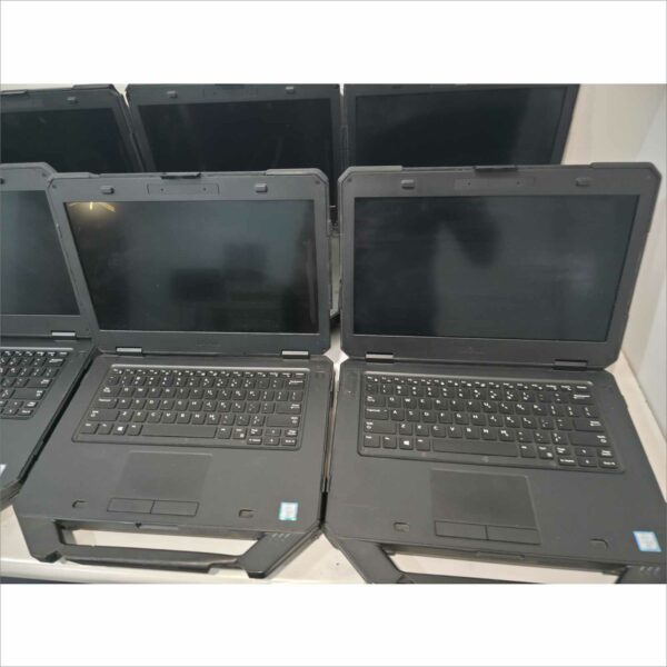 Lot of 9x Dell Latitude 14 Rugged 5414 Laptops – i5-6300U @ 2.4GHz / 8GB / Touchscreen – Mixed Configurations – Fair Condition