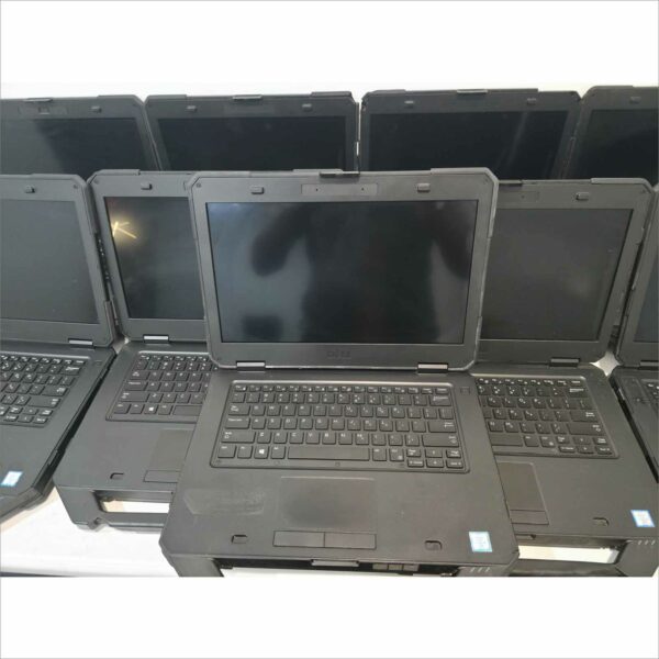 Lot of 9x Dell Latitude 14 Rugged 5414 Laptops – i5-6300U @ 2.4GHz / 8GB / Touchscreen – Mixed Configurations – Fair Condition