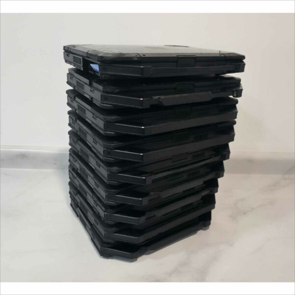 Lot of 9x Dell Latitude 14 Rugged 5414 Laptops – i5-6300U @ 2.4GHz / 8GB / Touchscreen – Mixed Configurations – Fair Condition