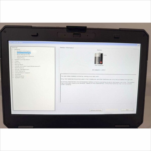 Lot of 2x Dell Latitude 14 Rugged 5414 Laptops – i7-6600U @ 2.6GHz / 8GB RAM / Touchscreen FHD – No HDD, No Caddy, No Battery