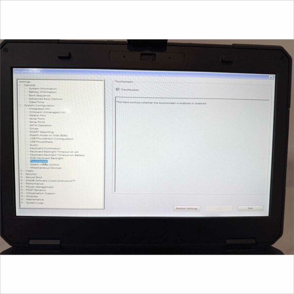 Lot of 2x Dell Latitude 14 Rugged 5414 Laptops – i7-6600U @ 2.6GHz / 8GB RAM / Touchscreen FHD – No HDD, No Caddy, No Battery