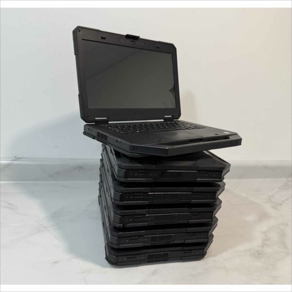 Lot of 6x Dell Latitude 14 Rugged 5414 Laptops – i5-6300U @ 2.4GHz / 8GB RAM / HD Display / 4G LTE / DVD – No HDD, No Caddy, No Battery