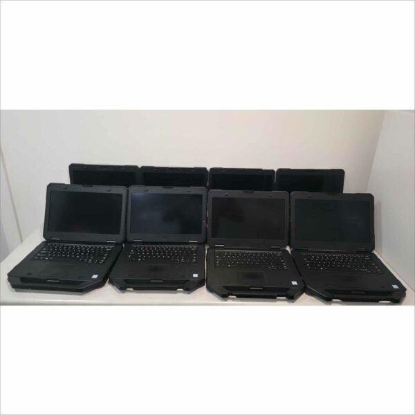 Lot of 9x Dell Latitude 14 Rugged 5414 Laptops – i5-6300U @ 2.4GHz / 8GB / Touchscreen – Mixed Configurations – Fair Condition