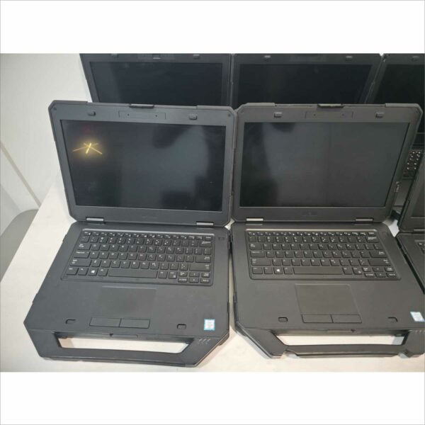 Lot of 9x Dell Latitude 14 Rugged 5414 Laptops – i5-6300U @ 2.4GHz / 8GB / Touchscreen – Mixed Configurations – Fair Condition