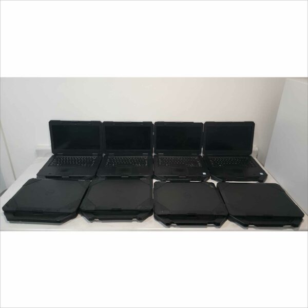 Lot of 9x Dell Latitude 14 Rugged 5414 Laptops – i5-6300U @ 2.4GHz / 8GB / Touchscreen – Mixed Configurations – Fair Condition