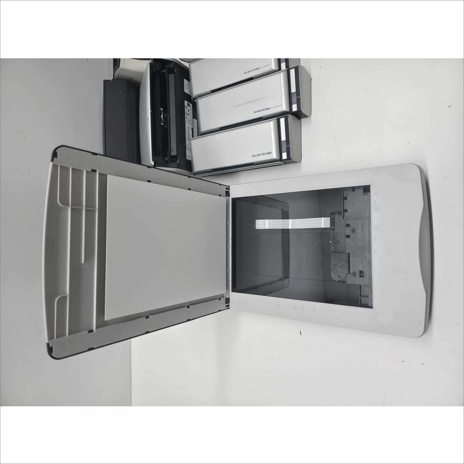 Pallet of 21x Fujitsu Document Scanners – fi-7160 / fi-7260 / fi-6130Z / ScanSnap Series – Low Count, Tested, Good Condition