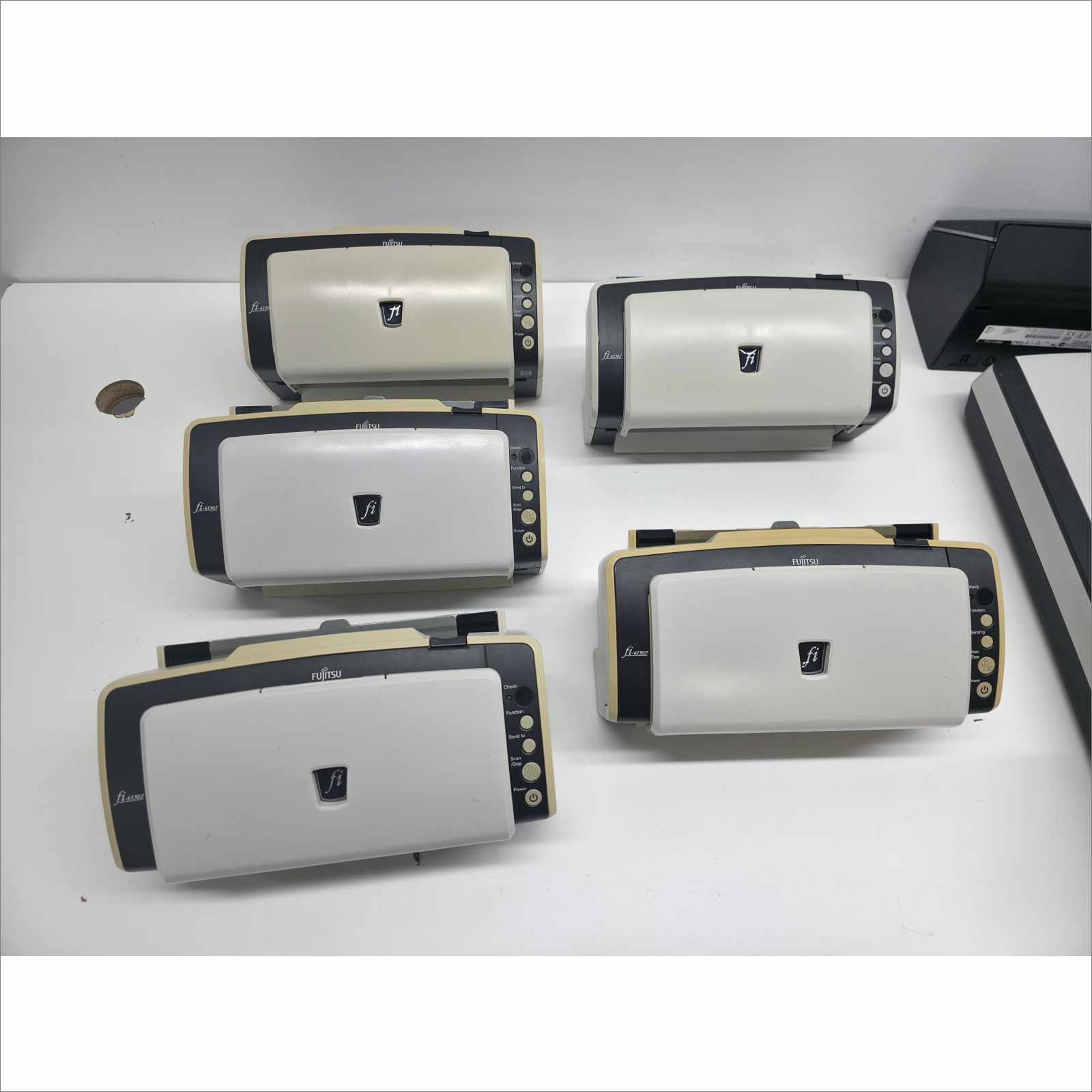 Pallet of 21x Fujitsu Document Scanners – fi-7160 / fi-7260 / fi-6130Z / ScanSnap Series – Low Count, Tested, Good Condition