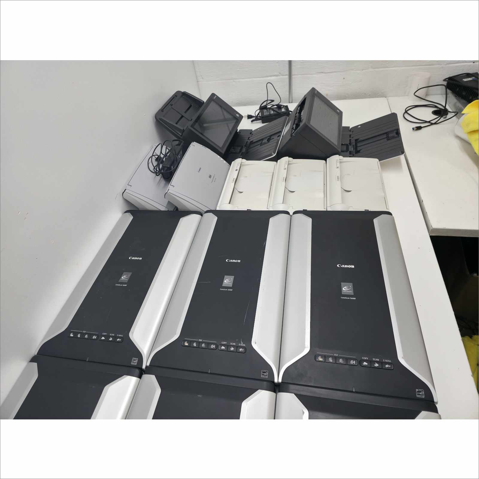 Pallet of 50x Tested Working Scanners – Canon / Epson / HP / Xerox / Apple / Neat – Bulk Lot