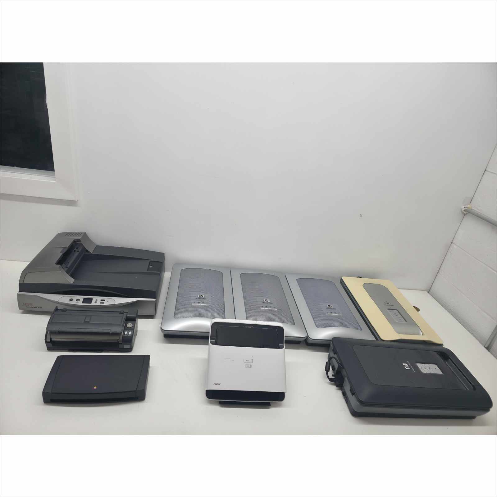 Pallet of 50x Tested Working Scanners – Canon / Epson / HP / Xerox / Apple / Neat – Bulk Lot