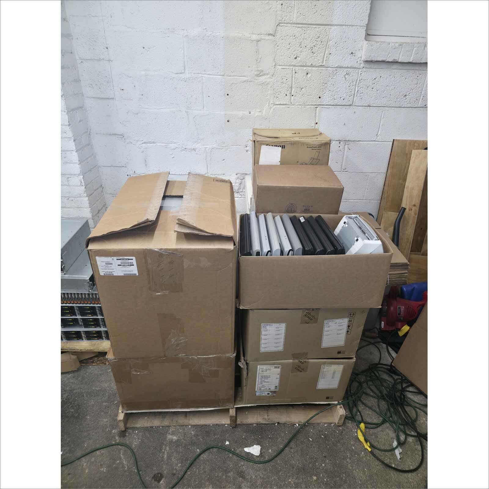 Pallet of 50x Tested Working Scanners – Canon / Epson / HP / Xerox / Apple / Neat – Bulk Lot