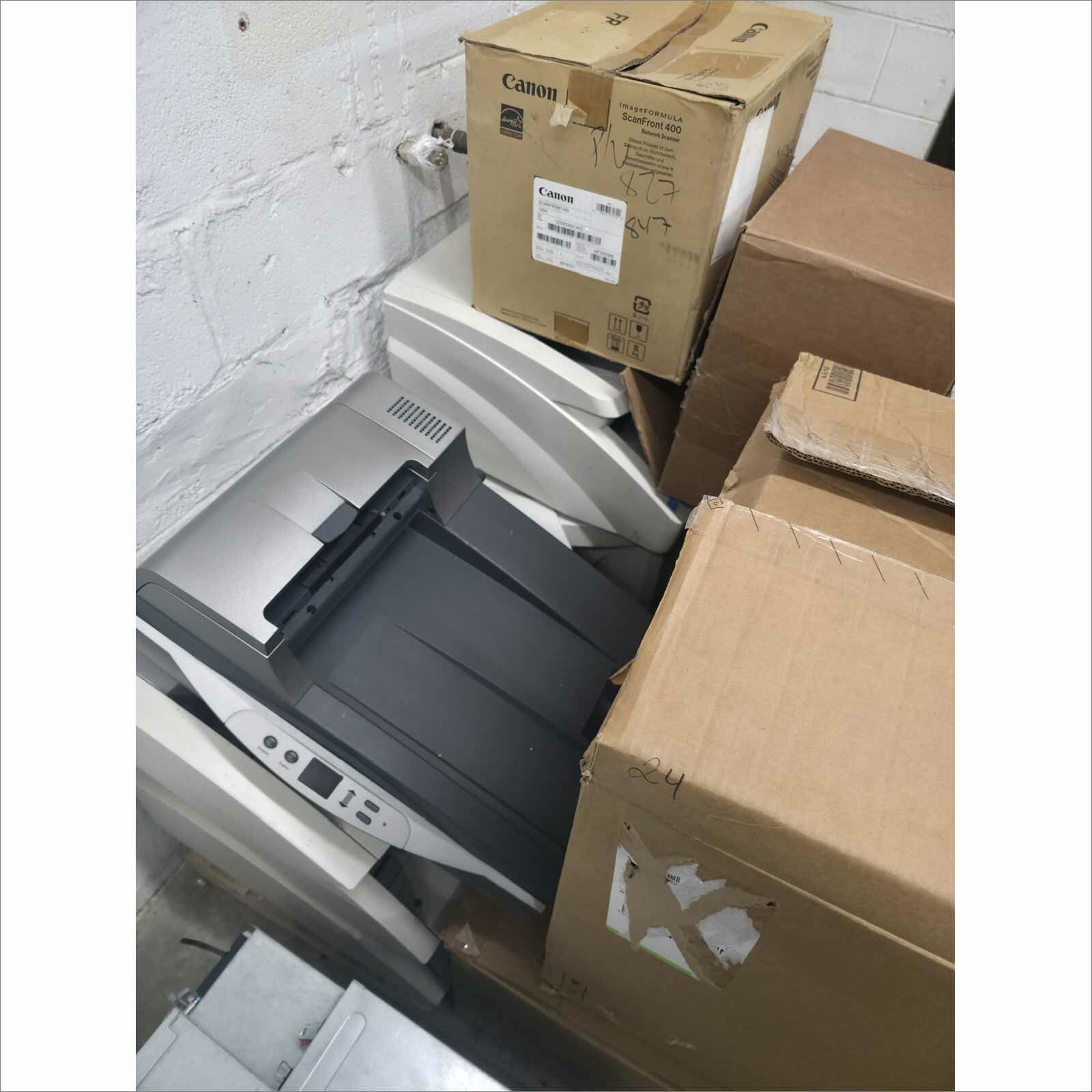 Pallet of 50x Tested Working Scanners – Canon / Epson / HP / Xerox / Apple / Neat – Bulk Lot