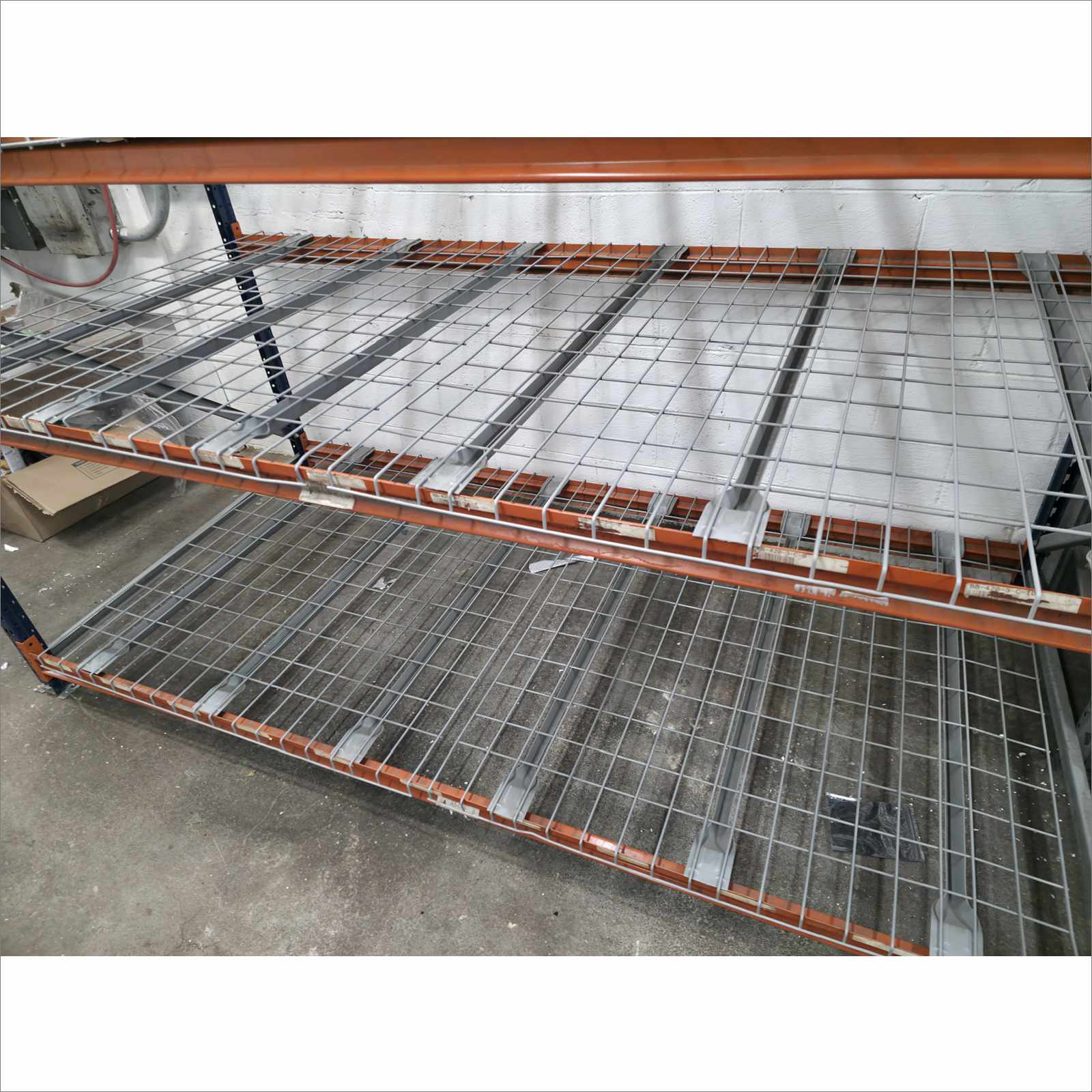 Lot of 5x 4-Tier Metal Storage Racks – Modular “LEGO-Style” Design, Easy to Dismantle and Extend – 100″W × 96″H × 48″D