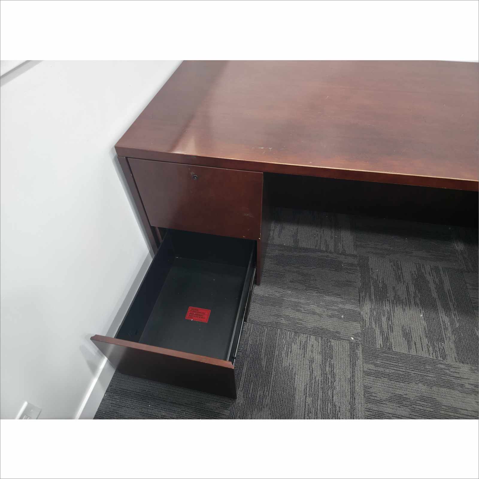 Celadon Sleeper Sofa Set w/ Desk Chair & File Cabinet – Office Furniture Lot