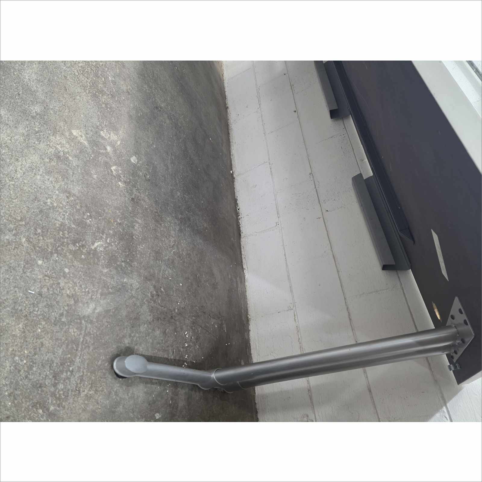 Steelcase 84×36 Laminate Work Table RATCL3672F with Silver Legs – White