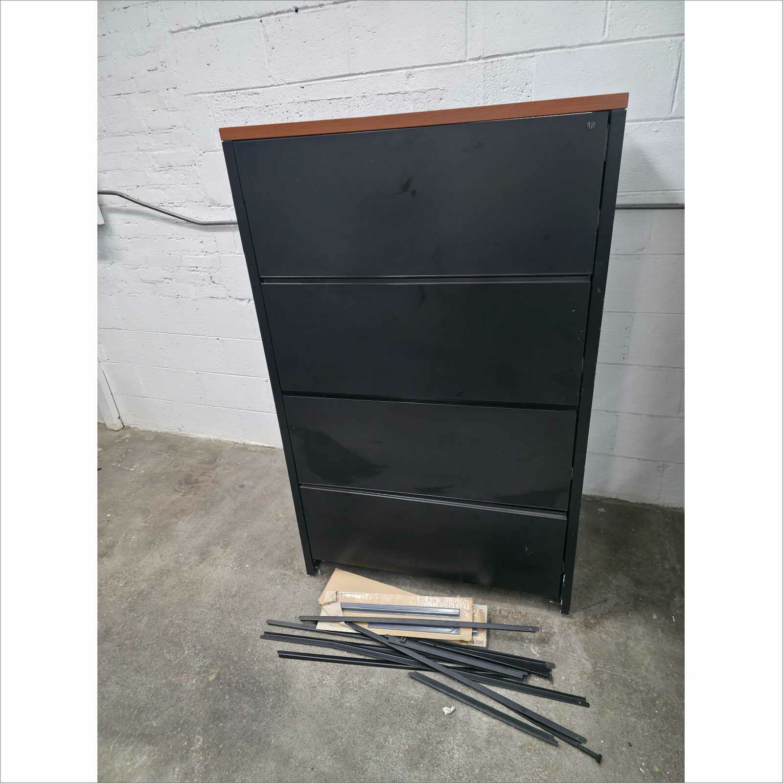 Celadon Sleeper Sofa Set w/ Desk Chair & File Cabinet – Office Furniture Lot