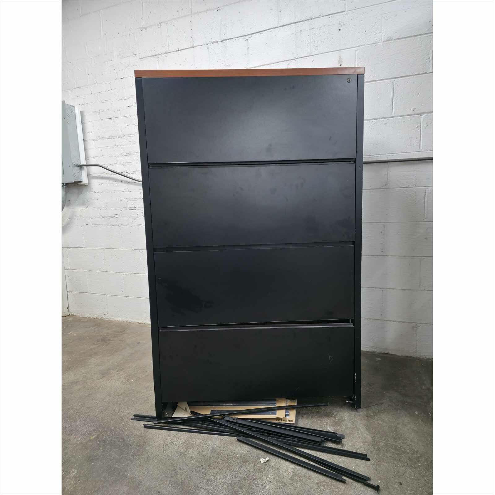 Celadon Sleeper Sofa Set w/ Desk Chair & File Cabinet – Office Furniture Lot