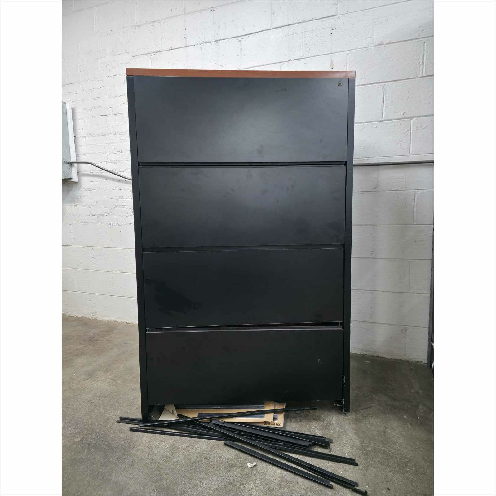 Celadon Sleeper Sofa Set w/ Desk Chair & File Cabinet – Office Furniture Lot