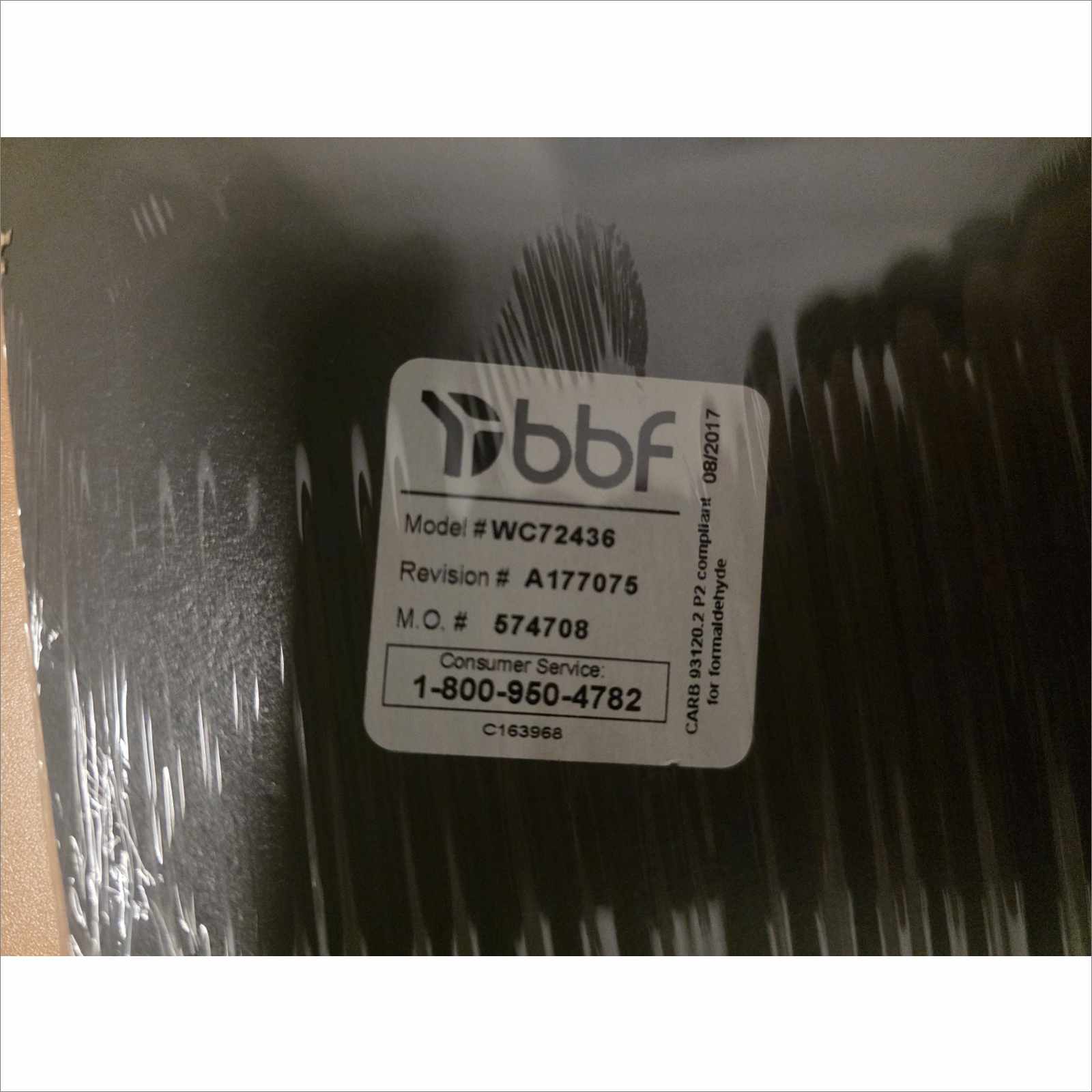 BBF Series C 72x30 WC72436 4-Piece Modular Office Desk Set Brown LEGO Style