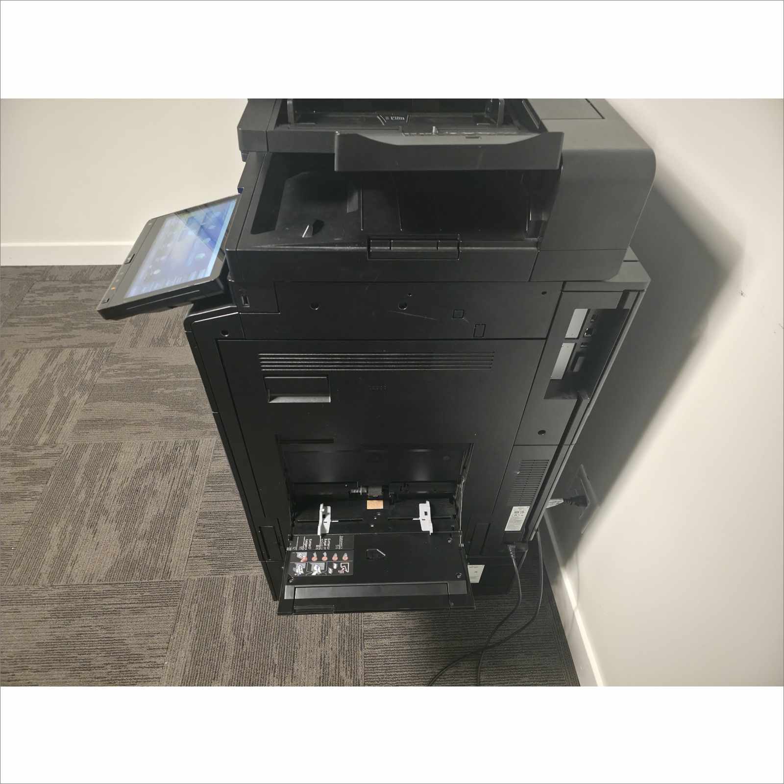 Kyocera TaskAlfa 5053ci A3 Color Laser MFP Copier Printer Scanner 50 ppm – w/ DF-7120 Finisher, PF-7110 Paper Feeder, DP-7160 Scanner