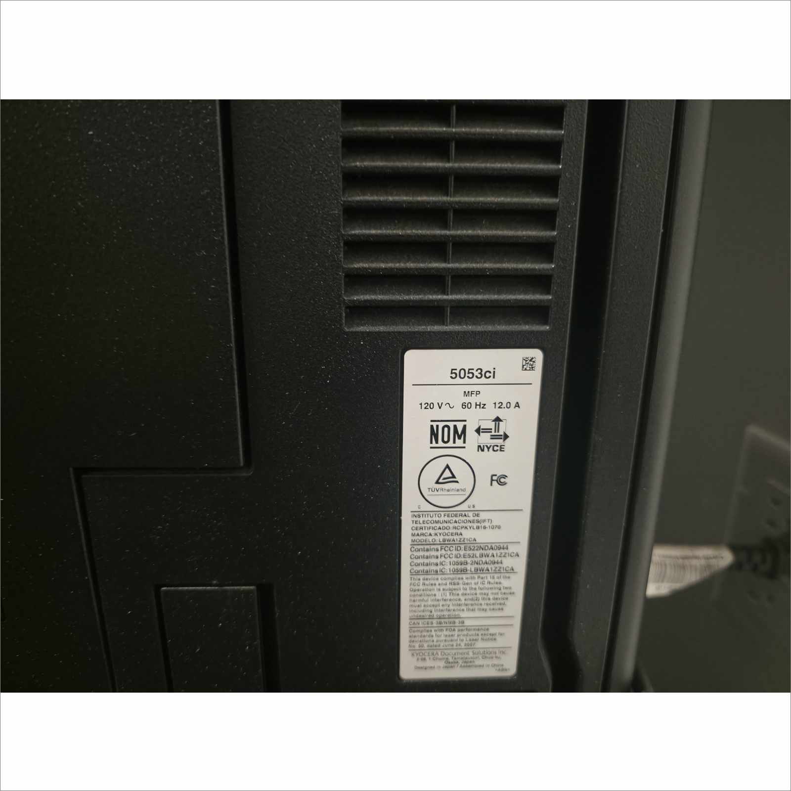 Kyocera TaskAlfa 5053ci A3 Color Laser MFP Copier Printer Scanner 50 ppm – w/ DF-7120 Finisher, PF-7110 Paper Feeder, DP-7160 Scanner