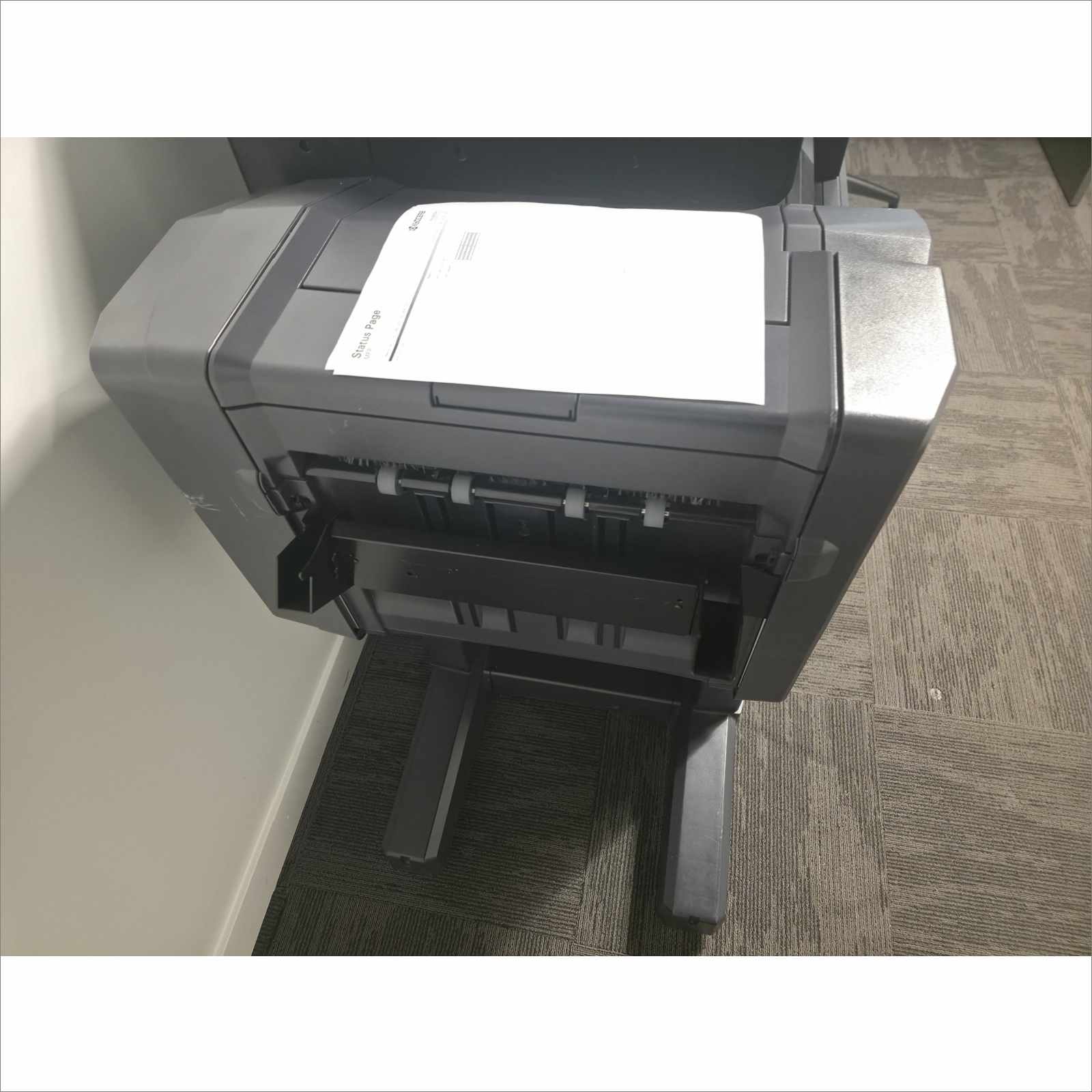 Kyocera TaskAlfa 5053ci A3 Color Laser MFP Copier Printer Scanner 50 ppm – w/ DF-7120 Finisher, PF-7110 Paper Feeder, DP-7160 Scanner - Image 20
