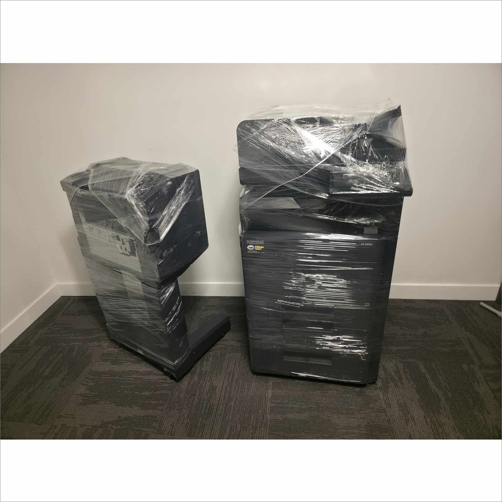 Kyocera TaskAlfa 5053ci A3 Color Laser MFP Copier Printer Scanner 50 ppm – w/ DF-7120 Finisher, PF-7110 Paper Feeder, DP-7160 Scanner - Image 3