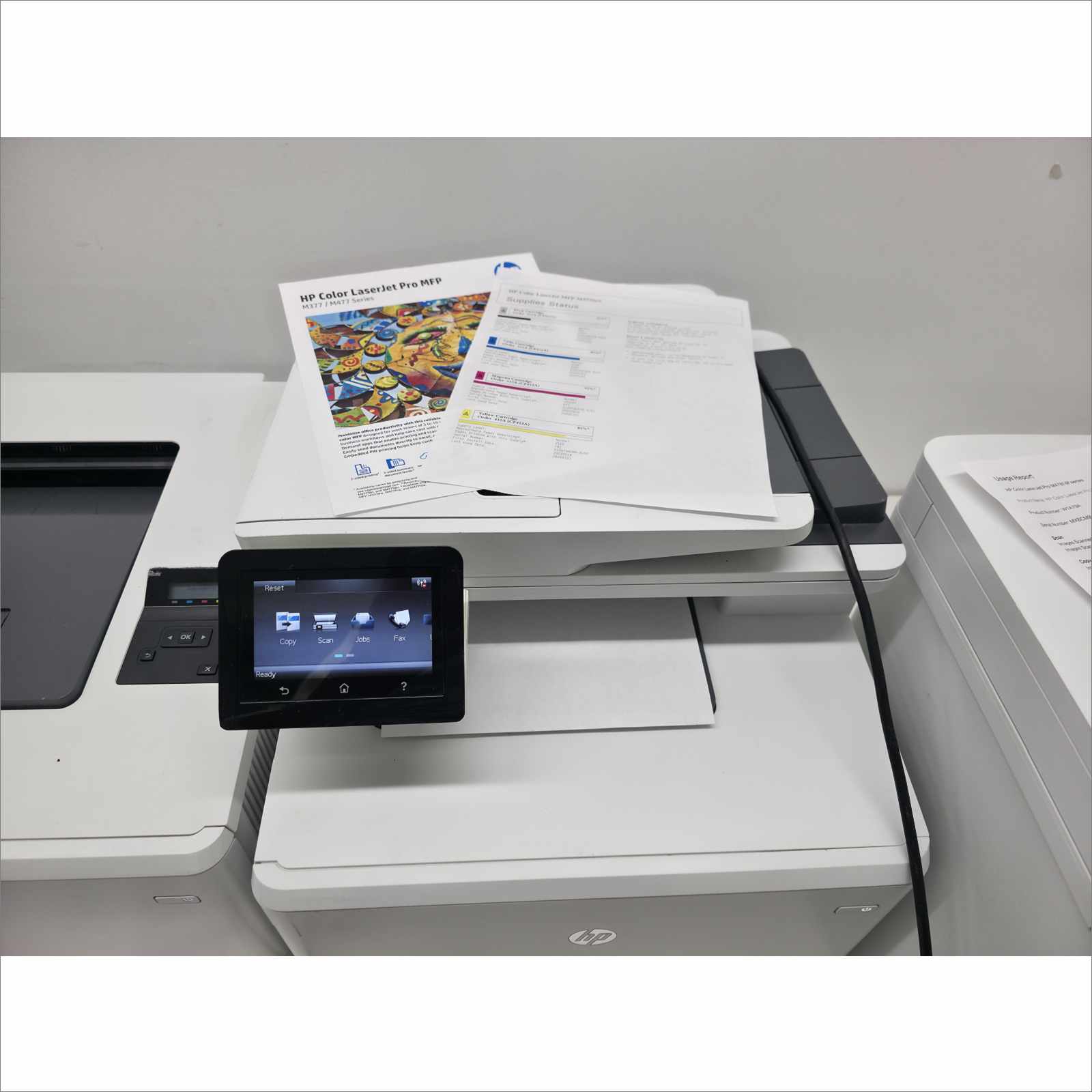 Pallet of 14x Tested Color Laser Printers – HP LaserJet Enterprise / Pro / Ricoh – Working Lot