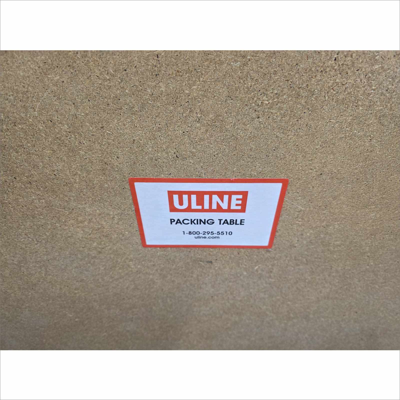 ULINE Industrial Packing Table 72x36 Composite Wood Top Heavy-Duty Workbench