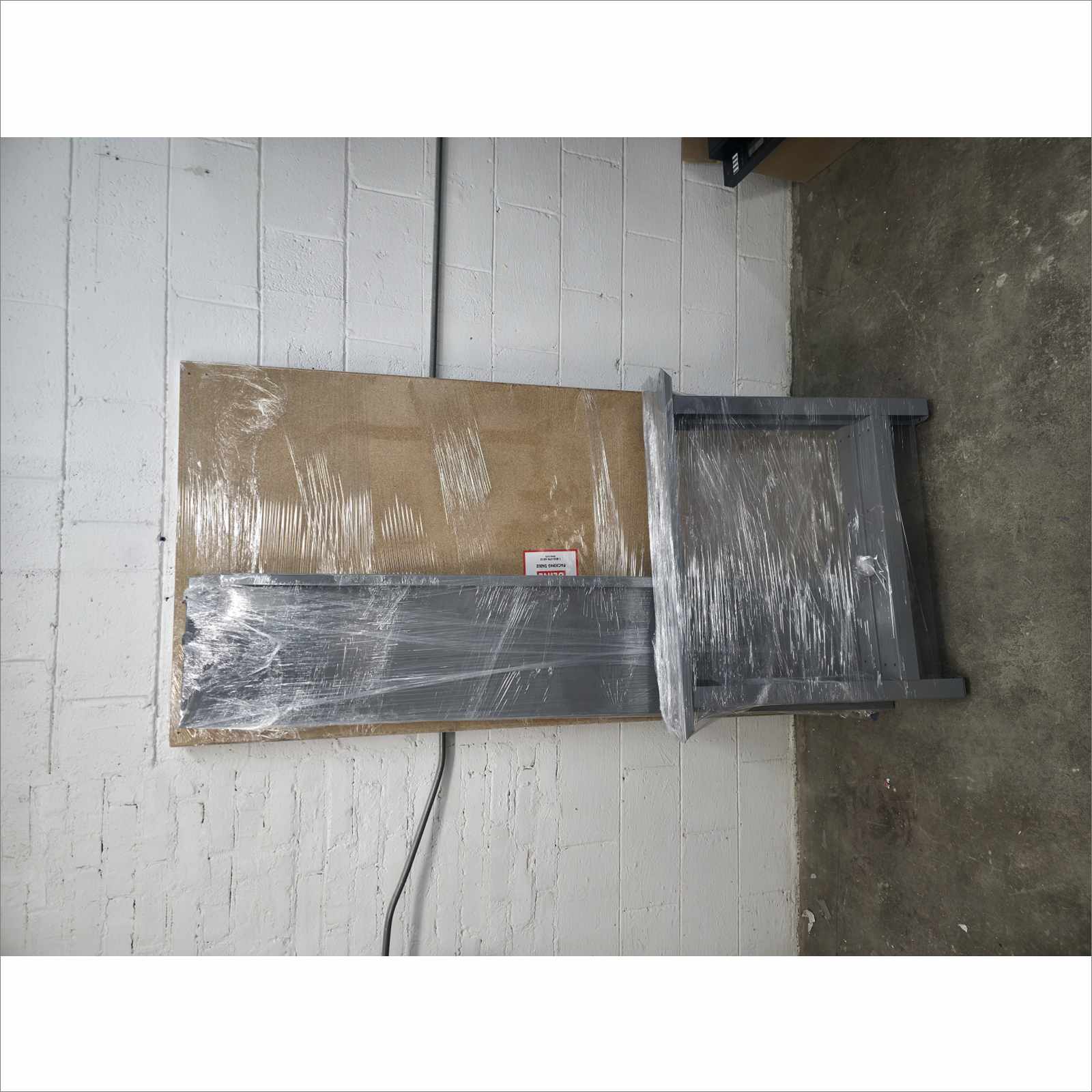 ULINE 72x36 Packing Table w/ Air Cushion Machine & 2 Bubble Wrap Rolls